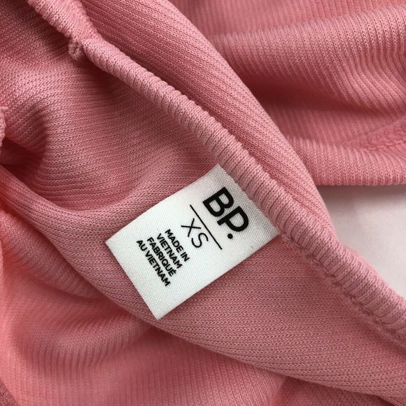 💕BP Women Top XS Pink Double V-Neck Sleeveless Tank Top Modal Blend Casual Basic - Picture 4 of 6